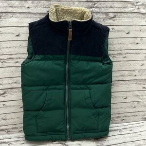 Carter's Forest Green and Charcoal Kids Vest